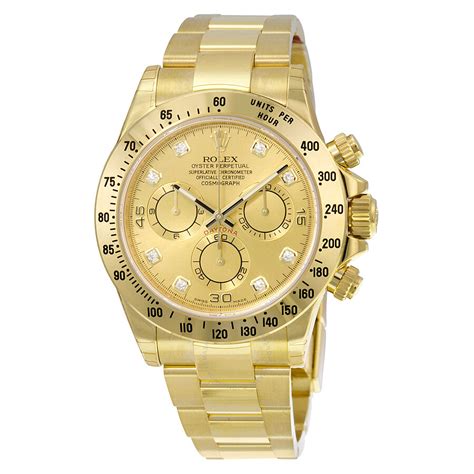 rolex oyster perpetual cosmograph daytona 18k yellow gold unisex watch